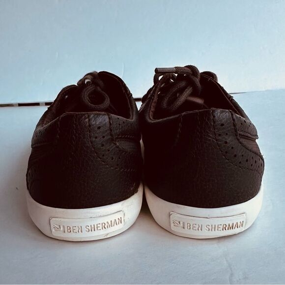 Ben Sherman Boys Size 2 Wing-tip Oxford Sneakers Brown Casual Dress Shoes - Picture 6 of 8